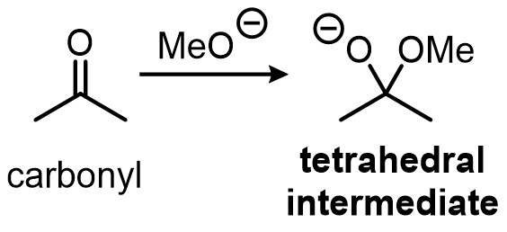 When evaluating the outcome of a reaction, the central question is, what would the tetrahedral intermediate do? In some cases, such as in nucleophilic