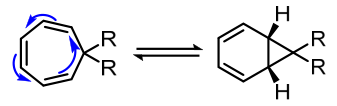 Here is a 6π electrocyclic ring-closing: