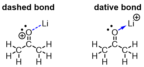 The bonds formed in Lewis acid-base reactions are conceptually different from other covalent bonds because both electrons in the new bond originate fr